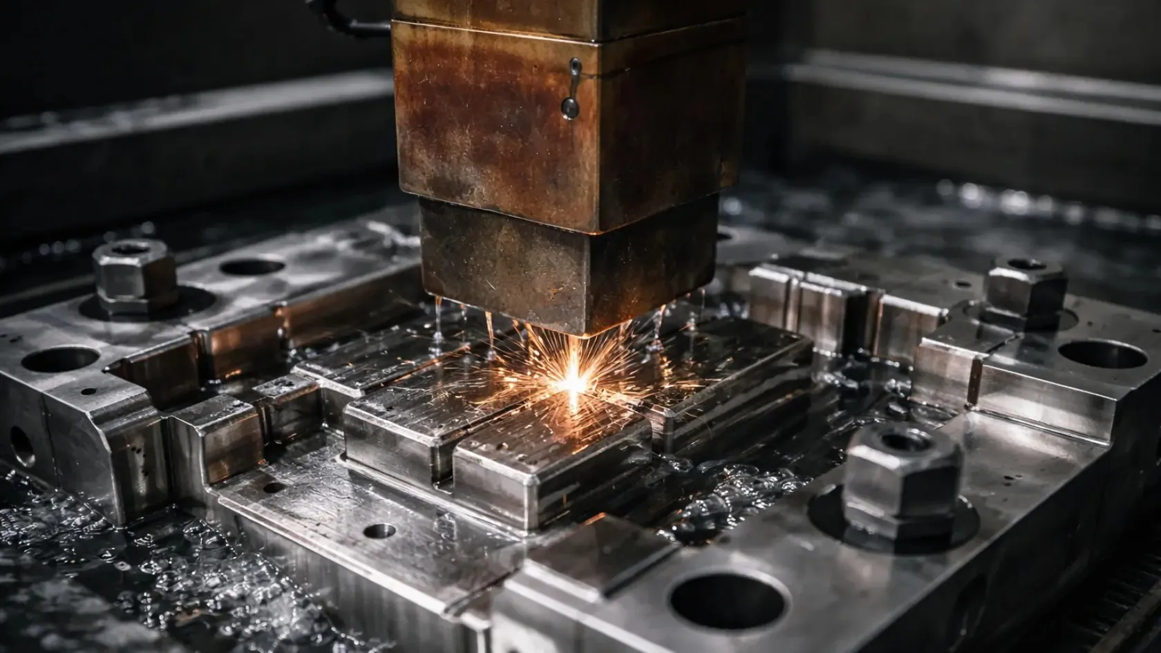 CNC machining and EDM operations
