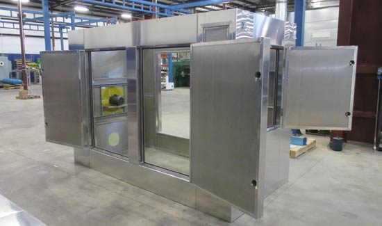 Custom industrial thermoformed equipment enclosures