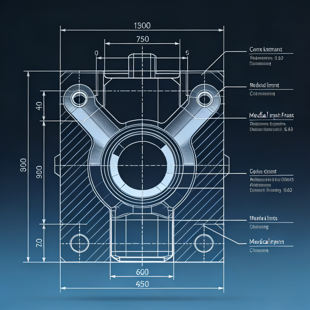 Technical Diagram of Medical CNC Machining Tolerances