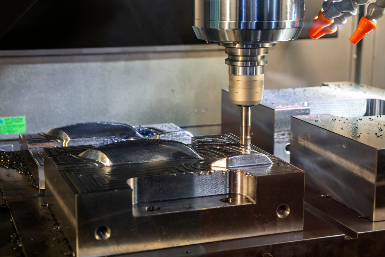 CNC machining for injection mold parts