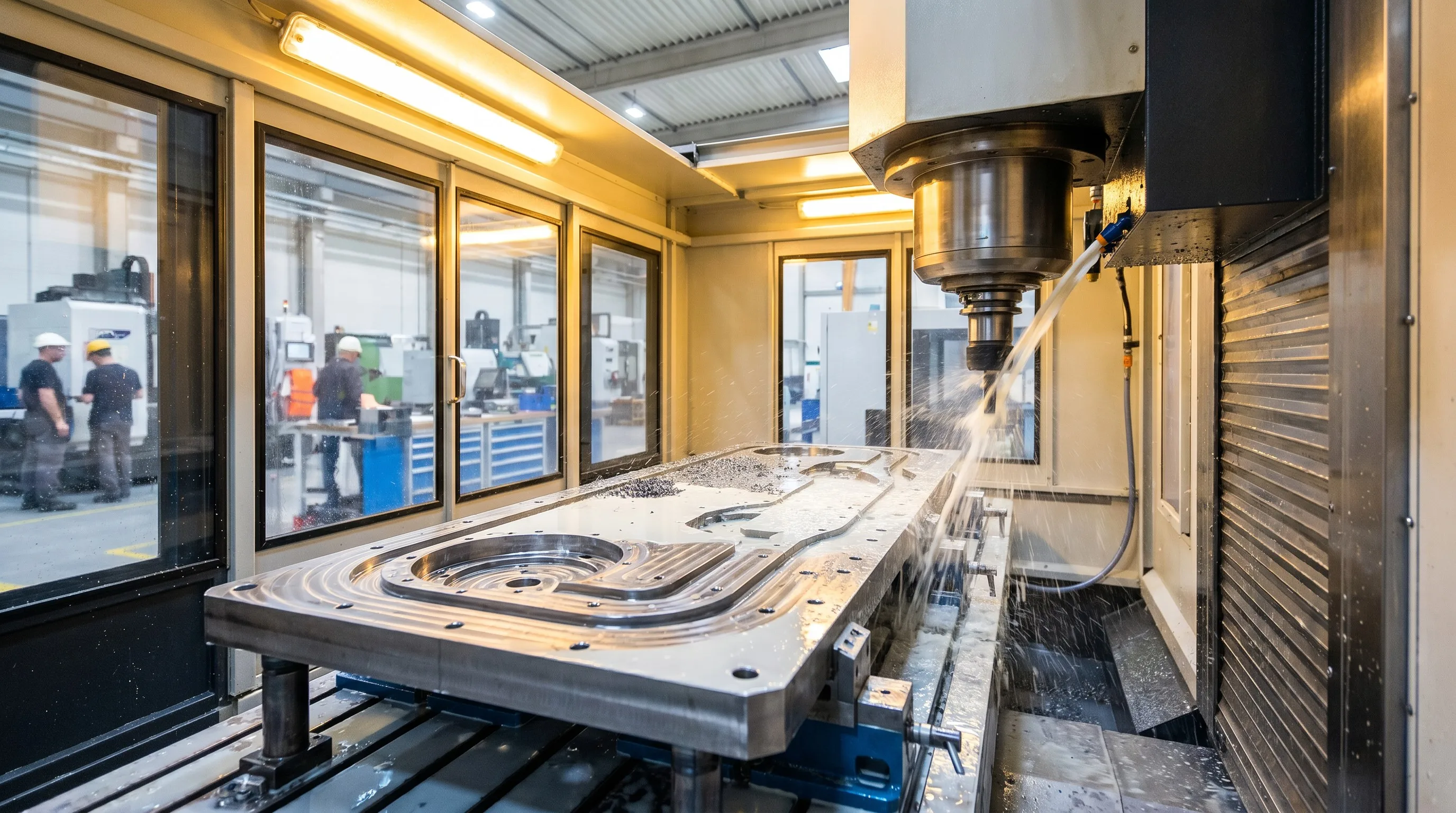 CNC machining process for bulldozer cover