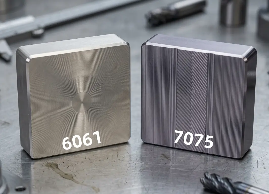 6061 vs 7075 aluminum comparison for CNC machining