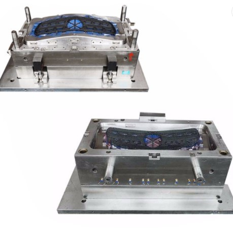 High-precision injection mold for automotive plastic bumper