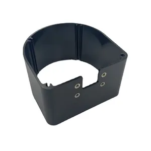 CNC milled aluminum robotics housing