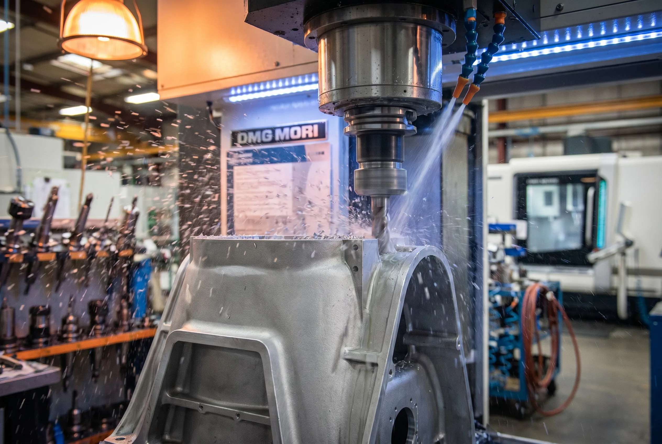 5-axis CNC machining aluminum aerospace bracket