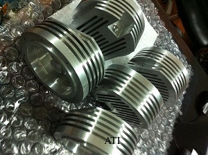 CNC machined aluminum components