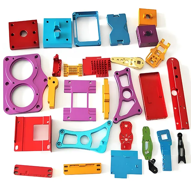 Customized automotive parts high speed milling colored stainless steel parts