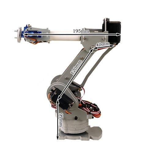 CNC machined robot bracket for industrial automation