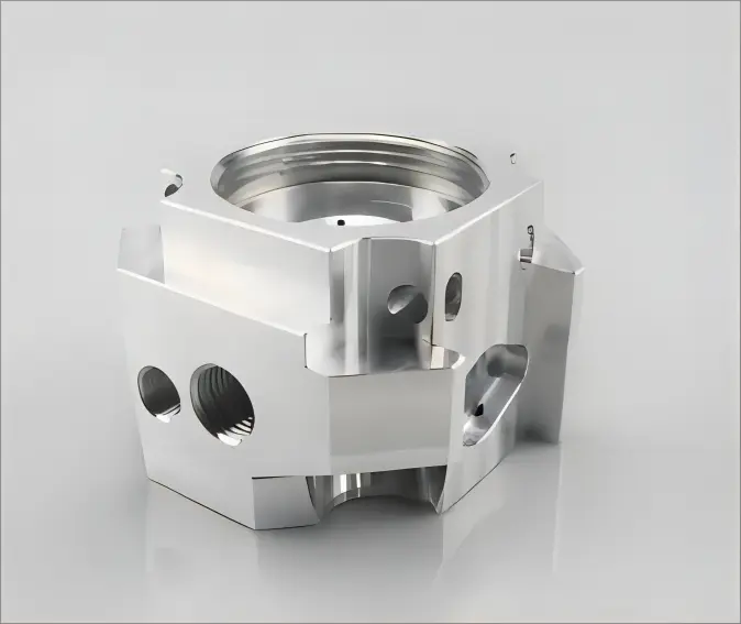 Complex 5-axis machined aerospace component