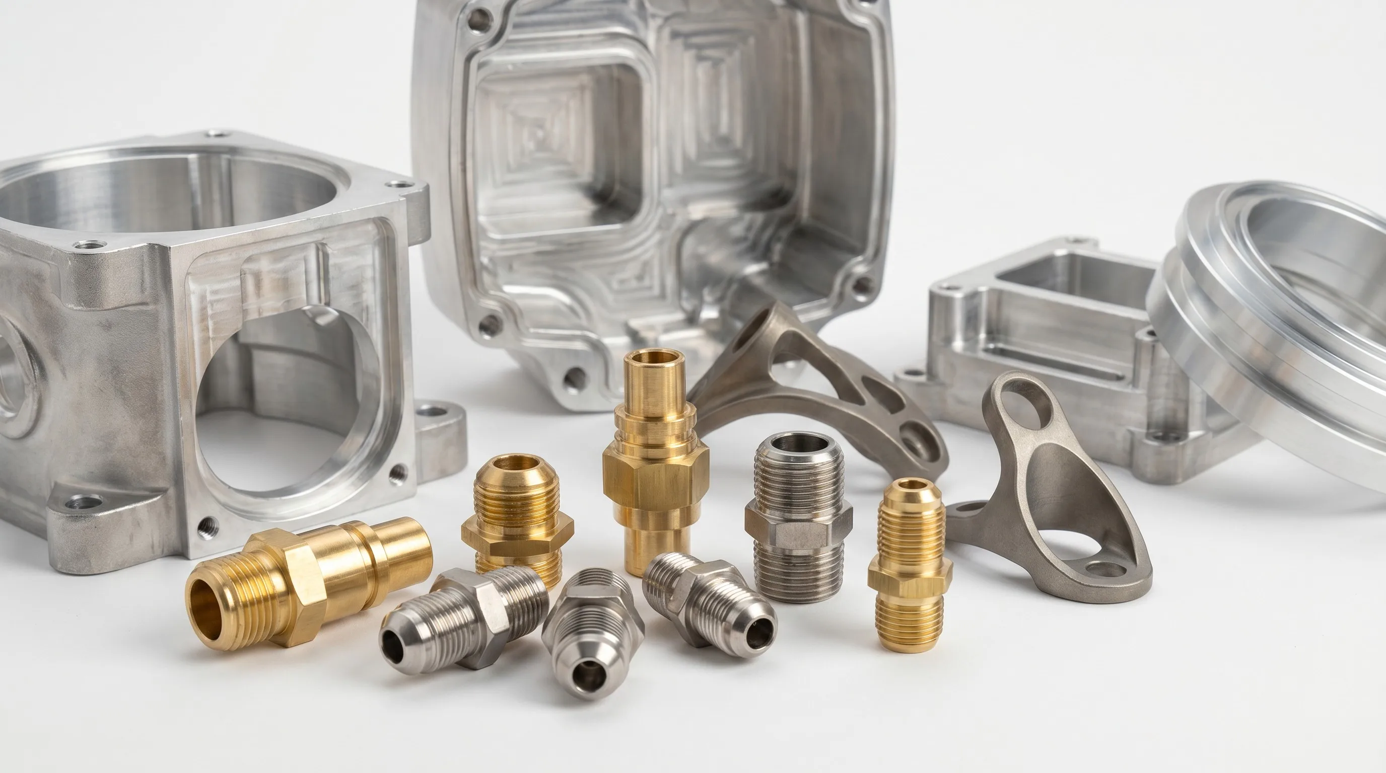 custom precision CNC machining parts manufacturer China aluminum stainless steel titanium components