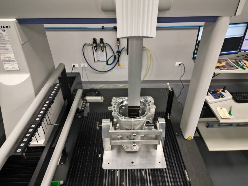 CMM inspection lab for precision parts