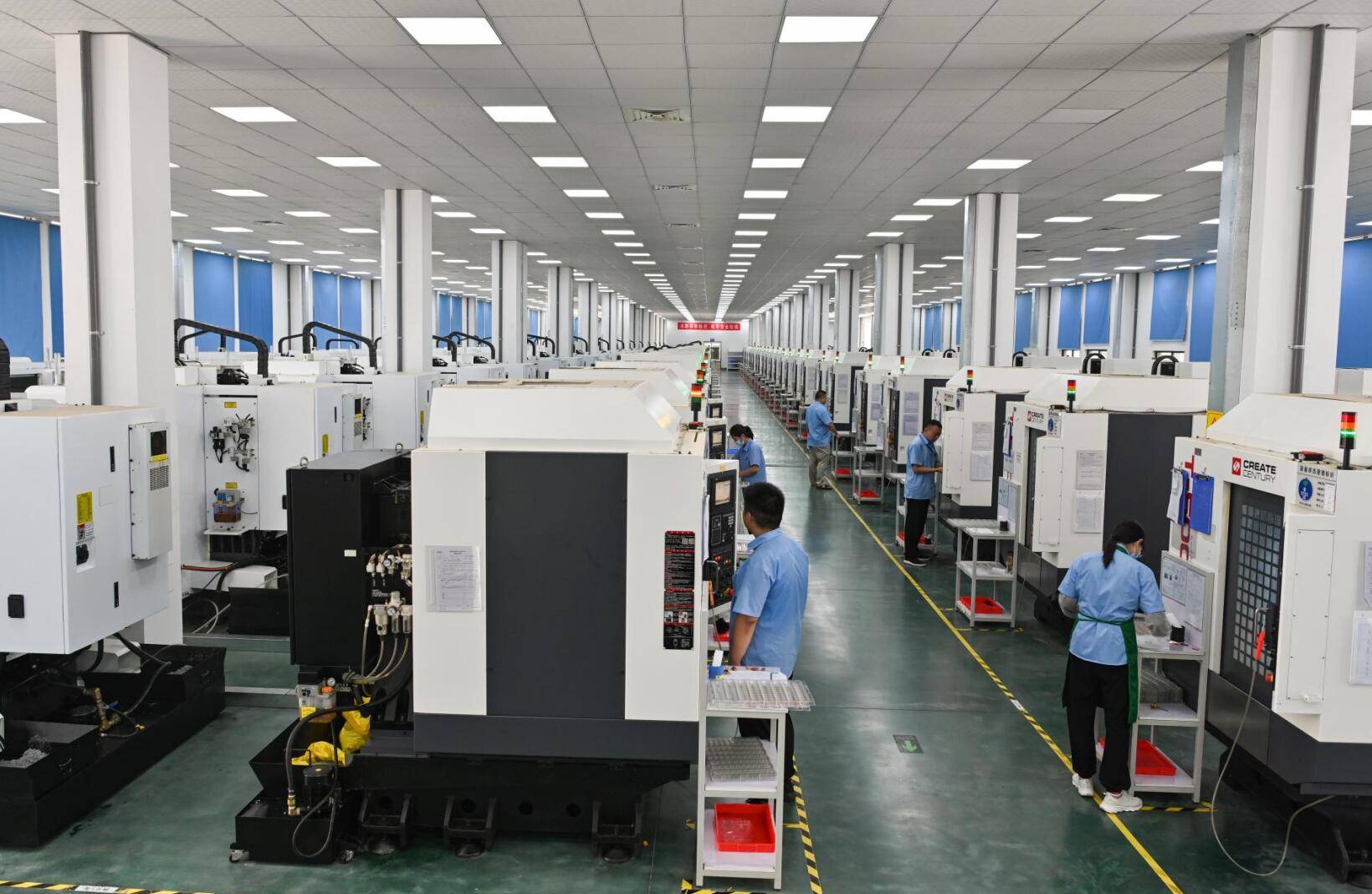 CNC machining process workflow