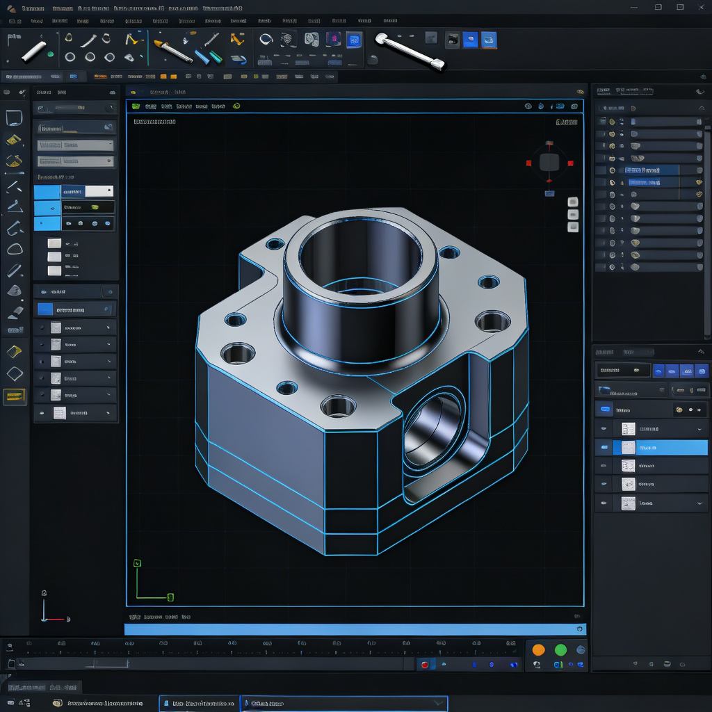 CAD 3D Modeling for CNC Machining