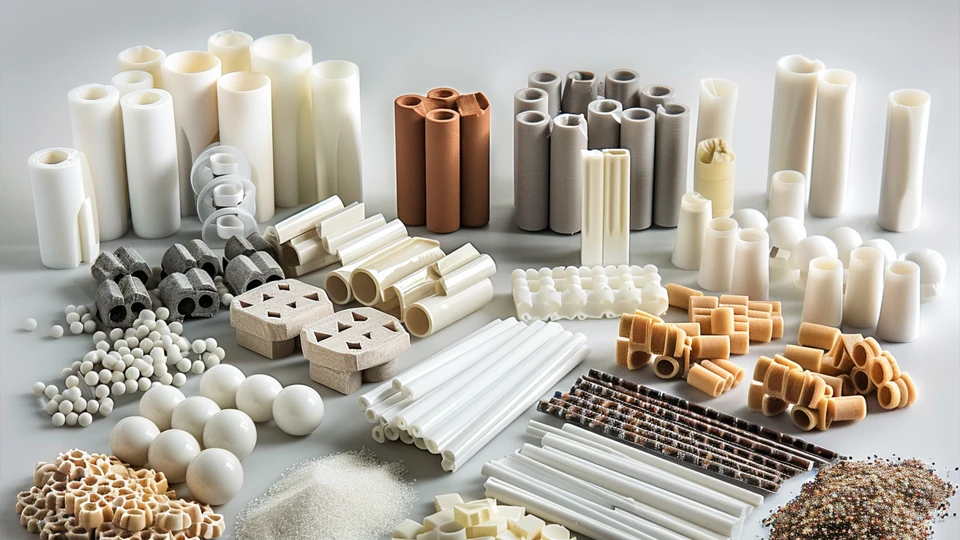 CNC machining materials samples