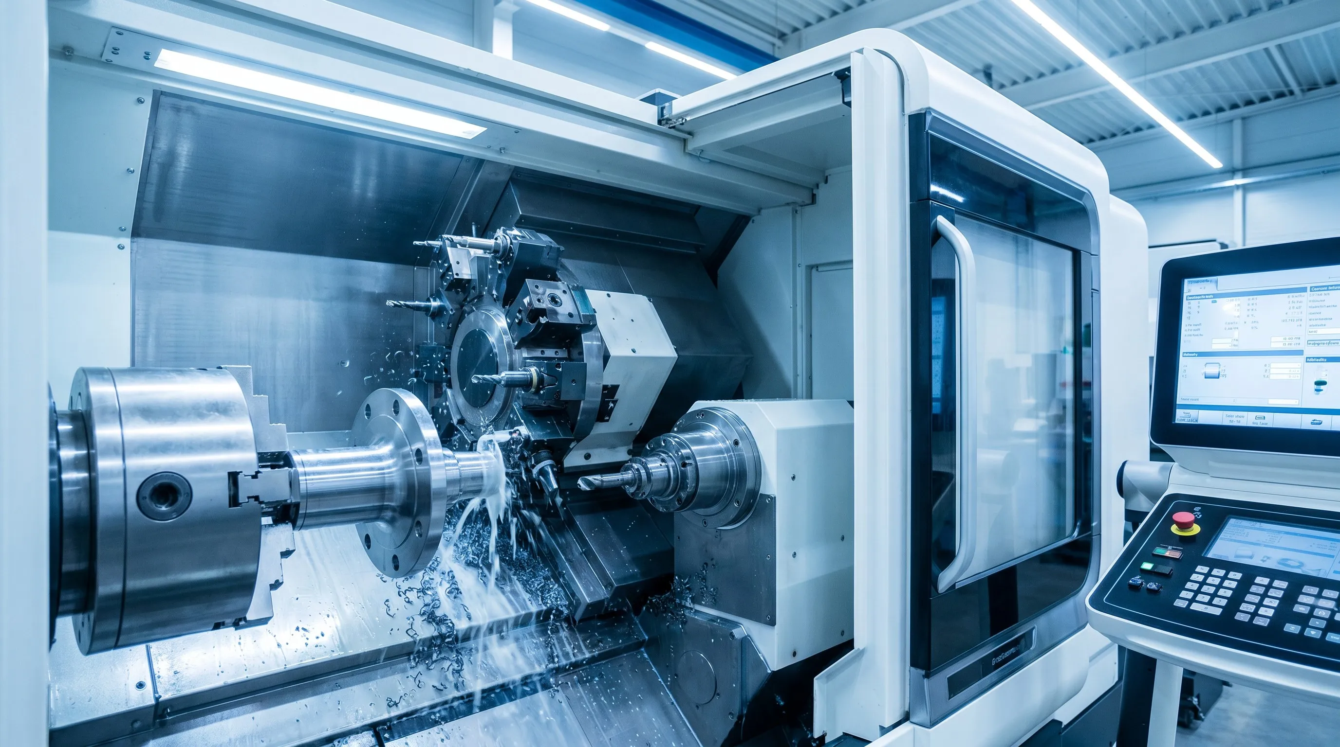 CNC turning & milling composite machining center
