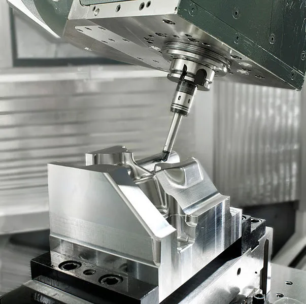 5-axis CNC machining titanium aerospace bracket tolerance 0.005mm