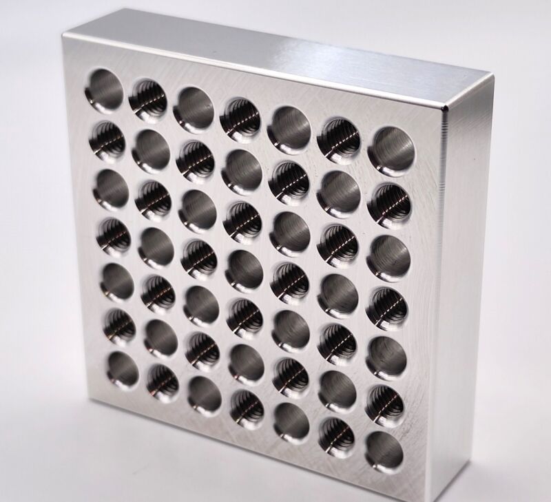 Aluminum Fixture Plate Machining