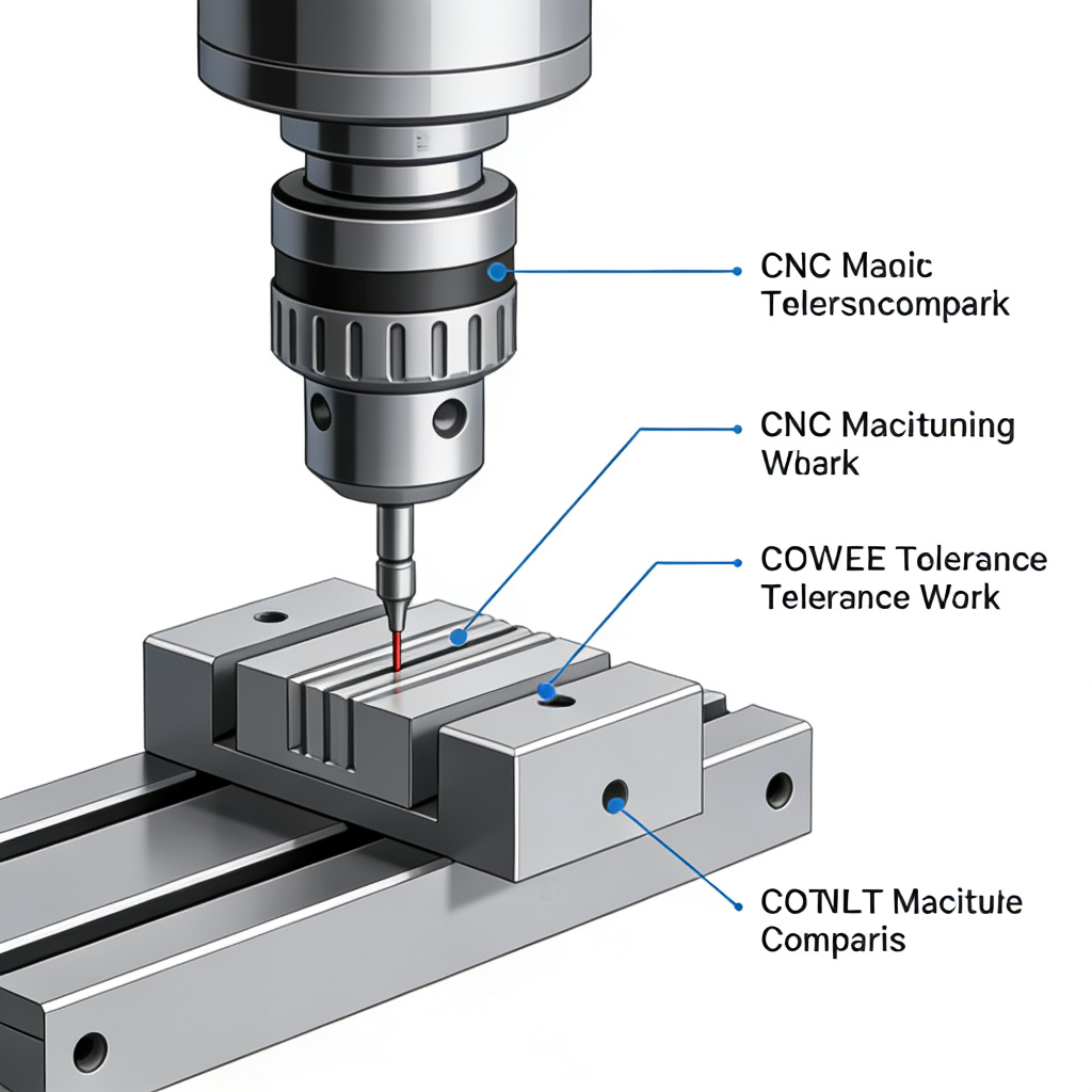 CNC machining tolerance comparison chart