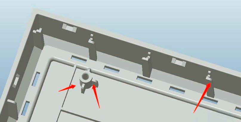 Plastic part rib design detail