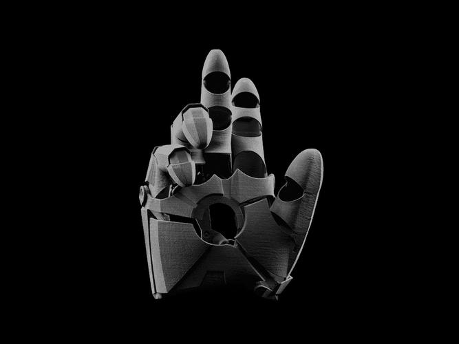 Robotics functional part 3D printed in Nylon PA12