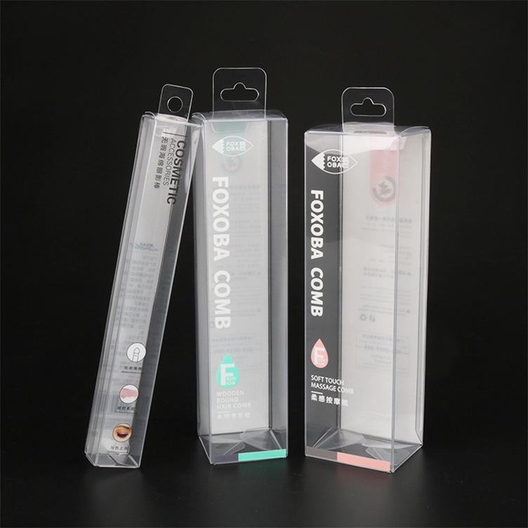 Custom Transparent Plastic Packaging Boxes