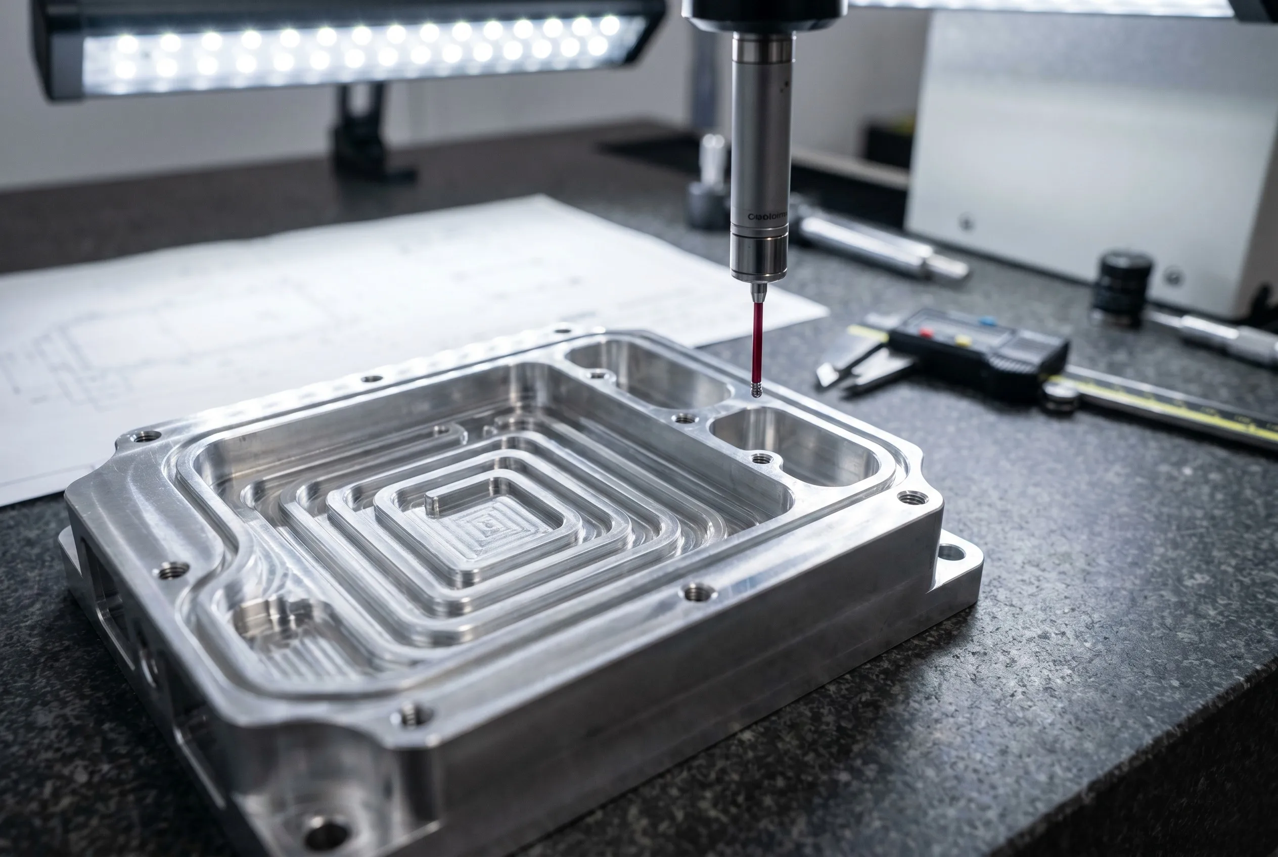 EV battery enclosure CNC machined aluminum component