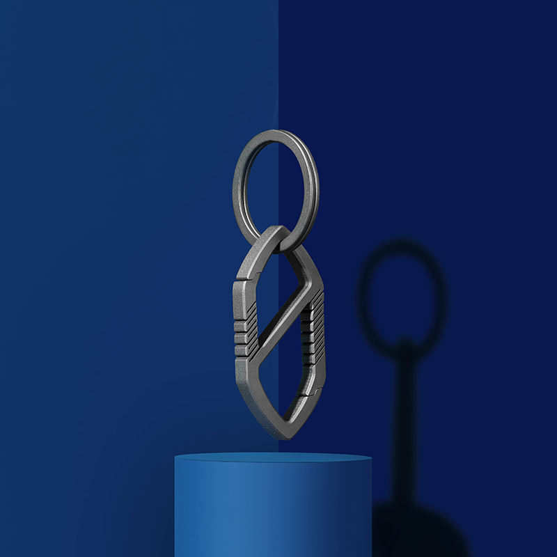 Premium titanium custom key fob case