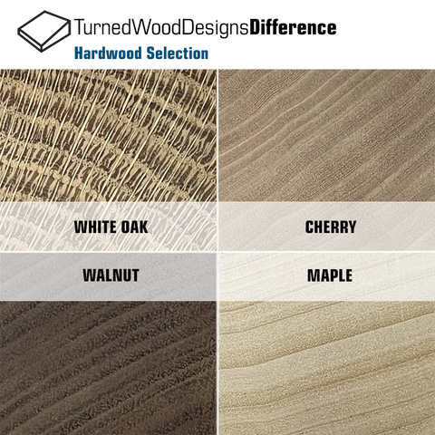 Hardwood Materials Walnut Oak Maple